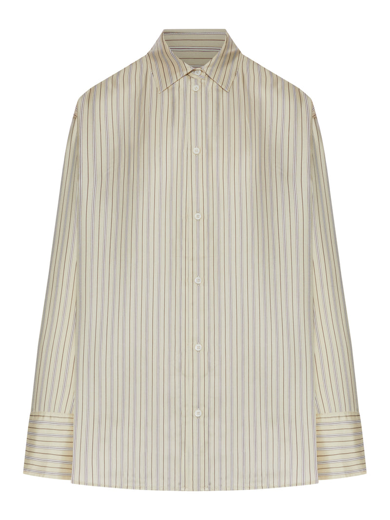 CAMICIA OVERSIZE A RIGHE