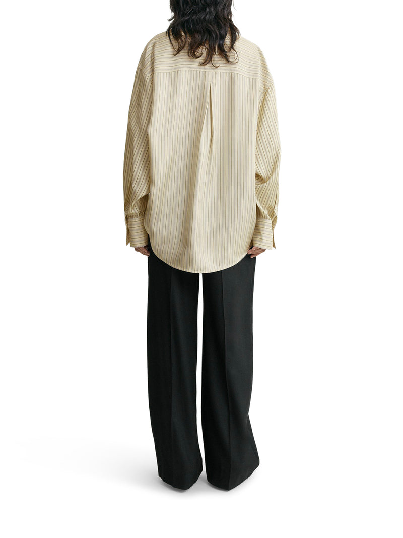 CAMICIA OVERSIZE A RIGHE