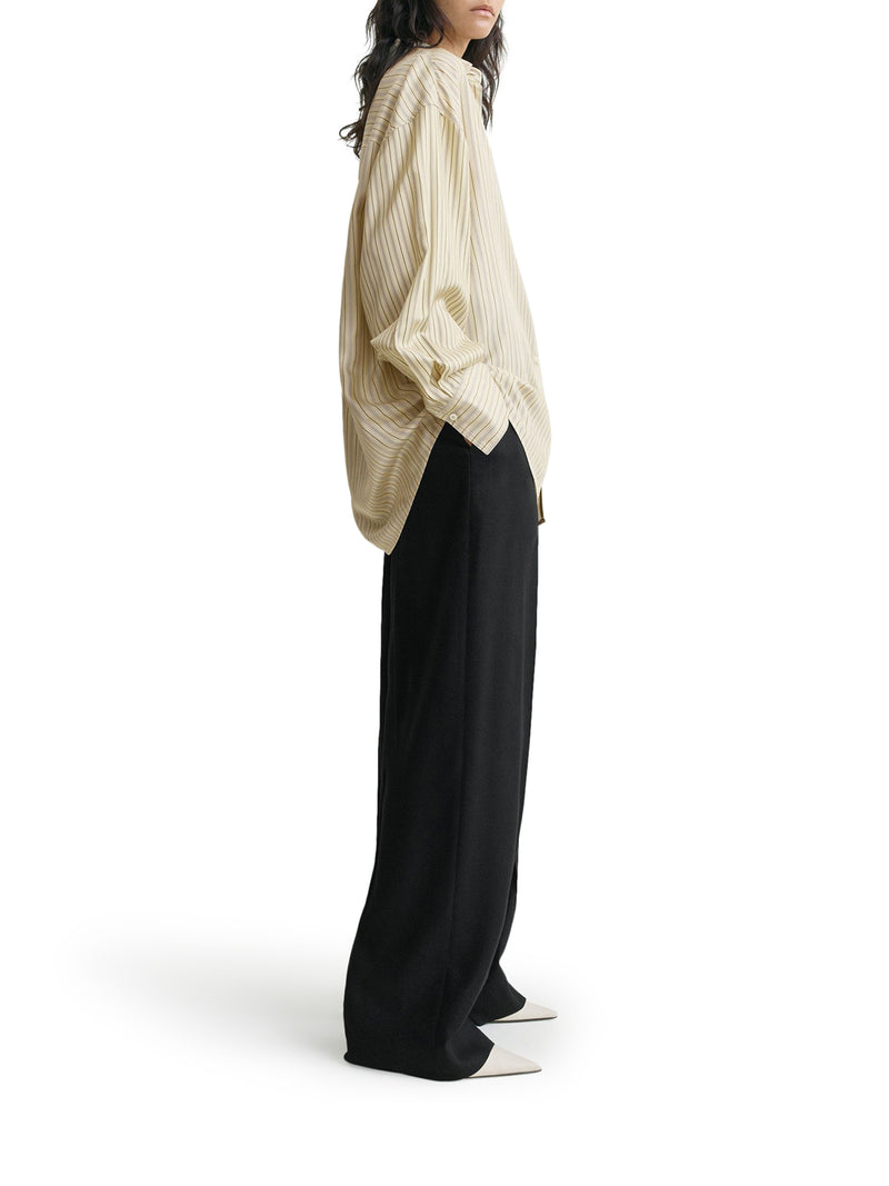 CAMICIA OVERSIZE A RIGHE