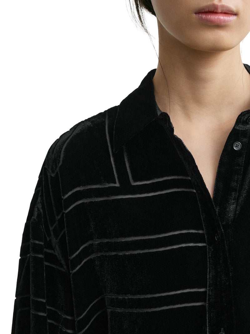 CAMICIA OVERSIZE DEVORÉ