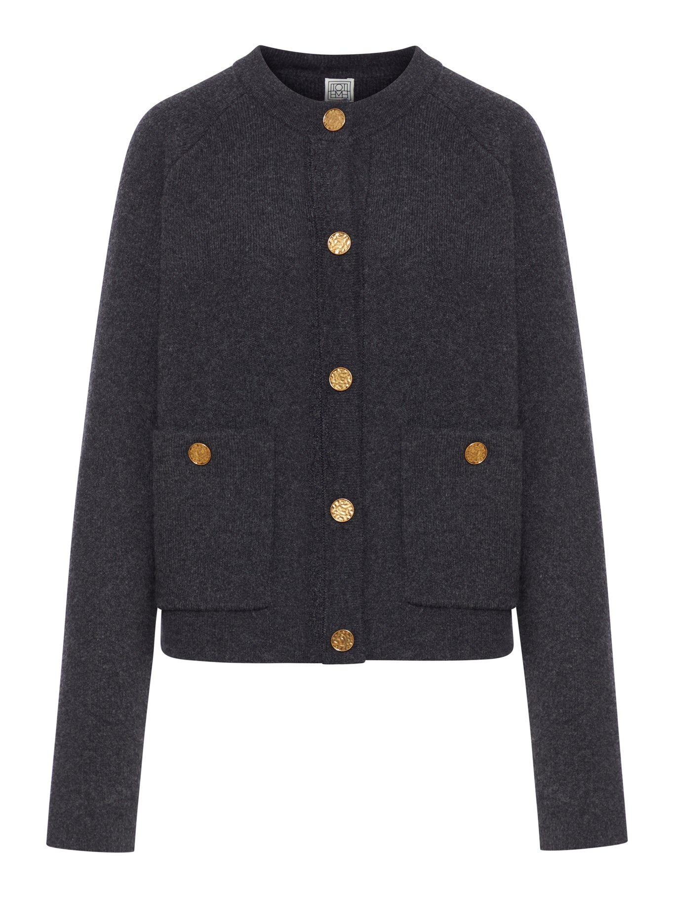 CARDIGAN CON BOTTONI MARTELLATI