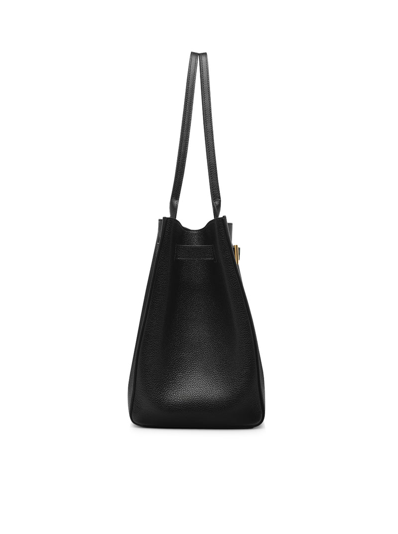 BORSA MEDIA AUDREY IN PELLE MARTELLATA