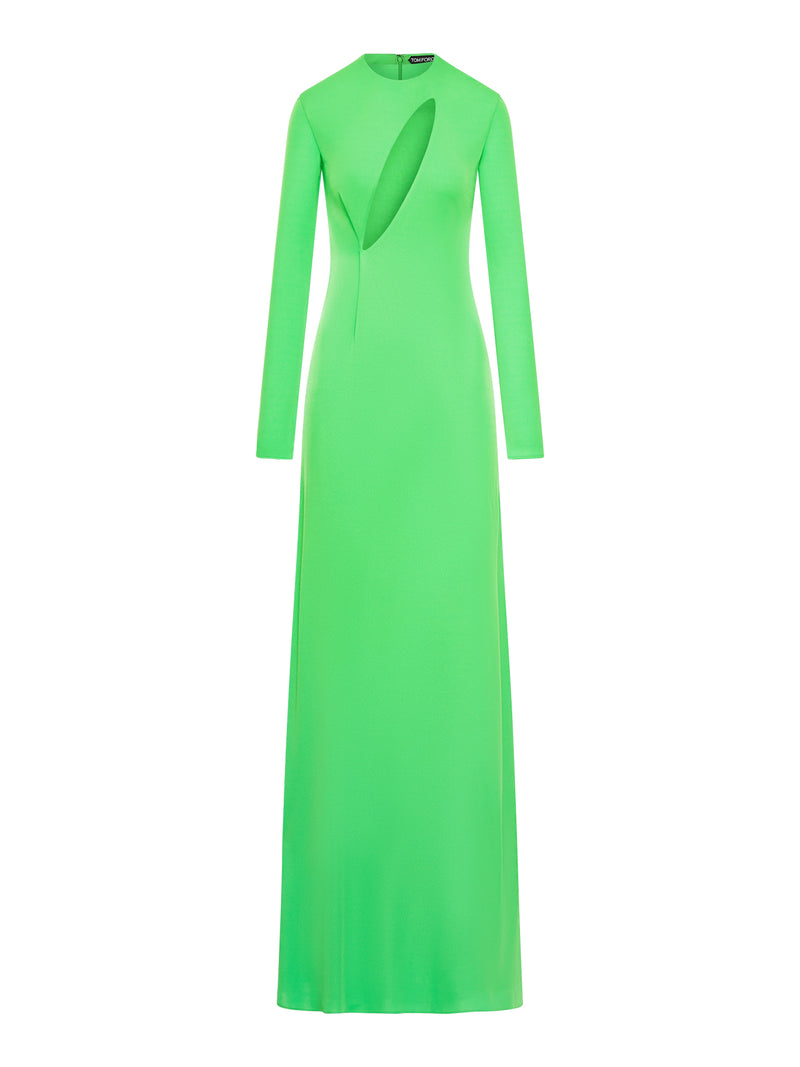 ABITO DA SERA A MANICHE LUNGHE CON SPACCO FRONTALE