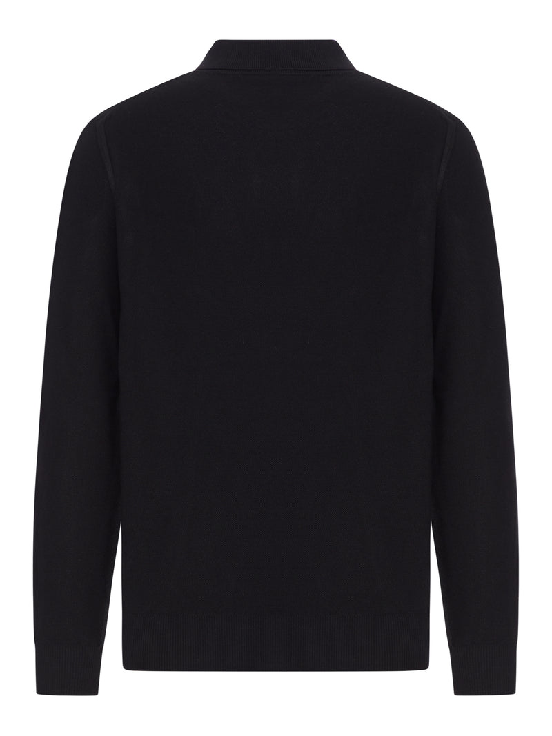 POLO IN PIQUET DI SETA E COTONE