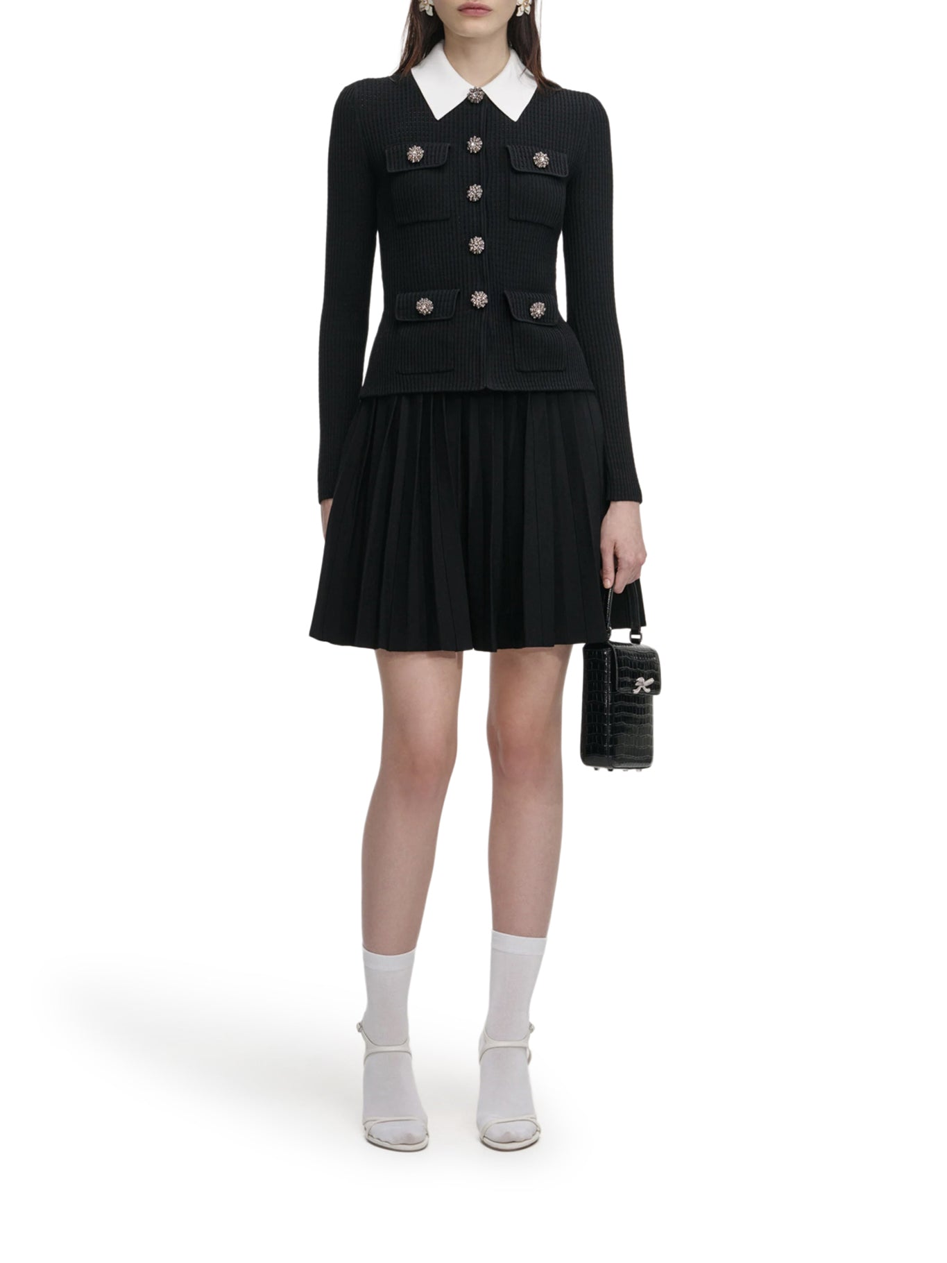 MINI ABITO NERO IN MAGLIA