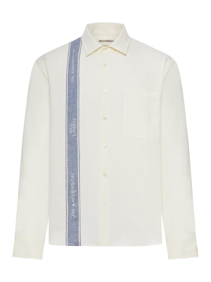 CAMICIA A MANICHE LUNGHE IN LINO