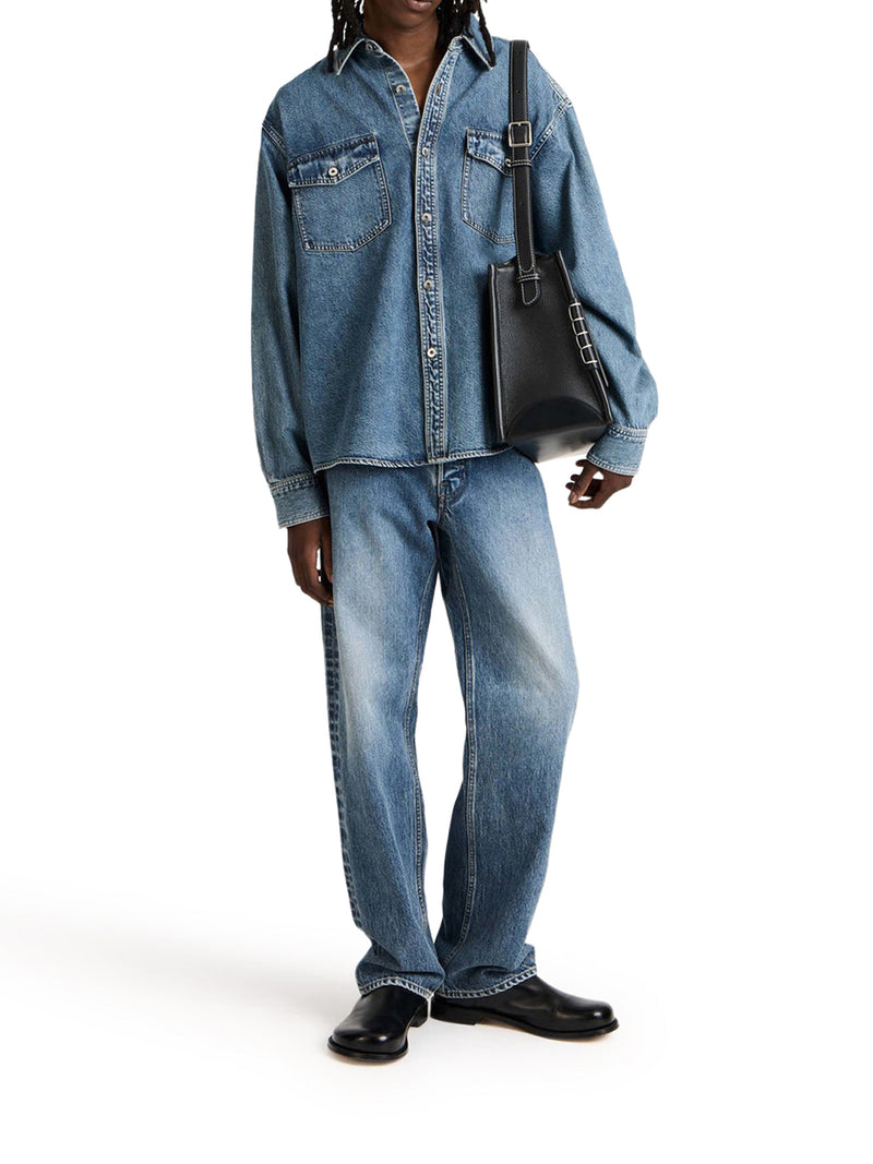 CAMICIA OVERSIZE IN COTONE