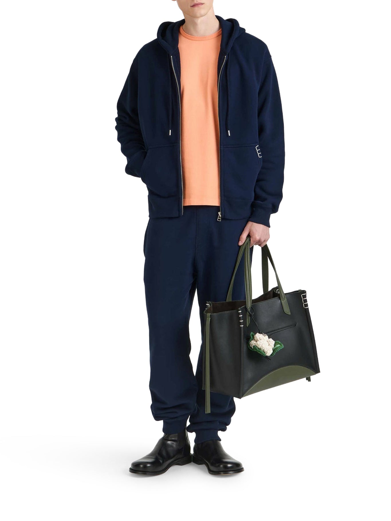 FELPA CON ZIP E CAPPUCCIO