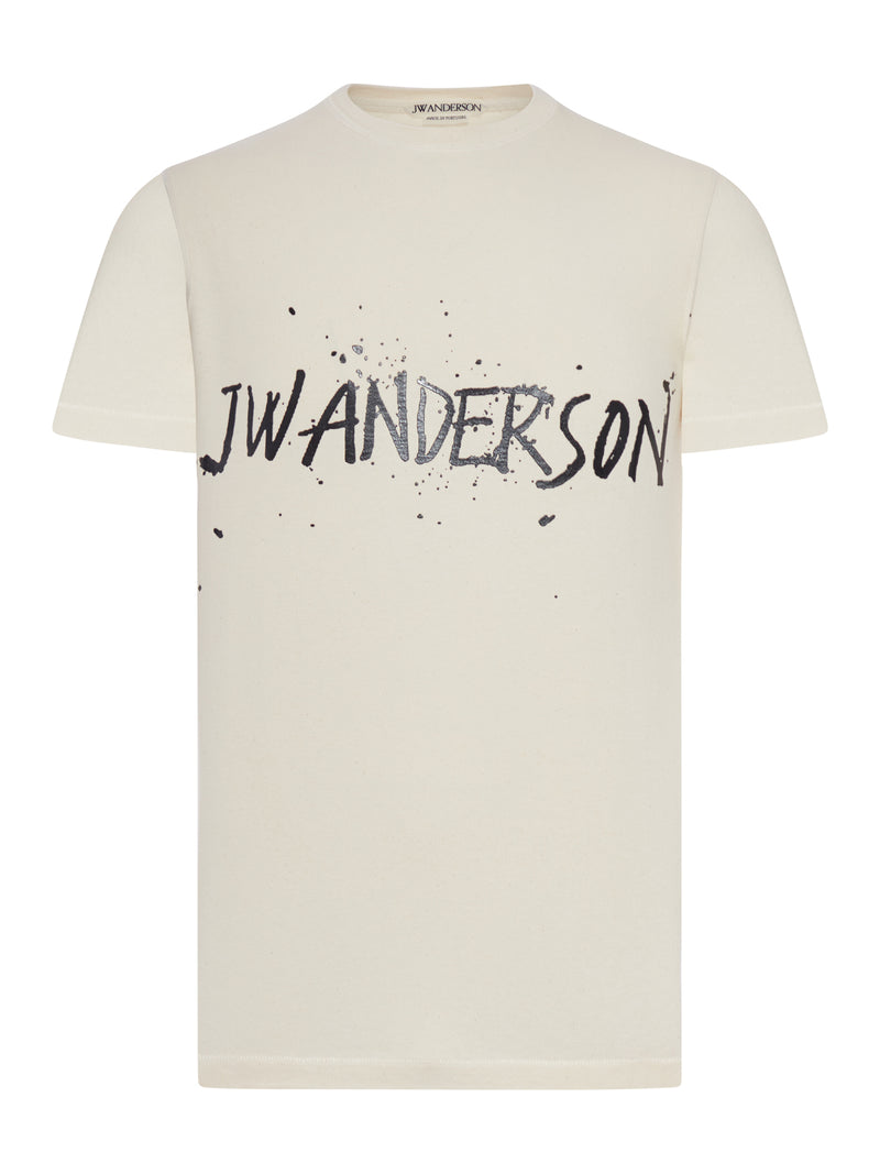 T-SHIRT CIRCULAR IN JERSEY ECRU