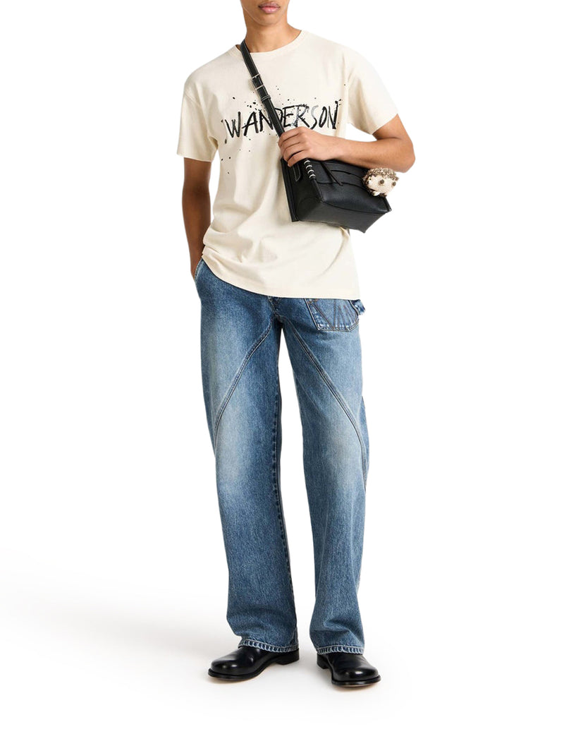 T-SHIRT CIRCULAR IN JERSEY ECRU