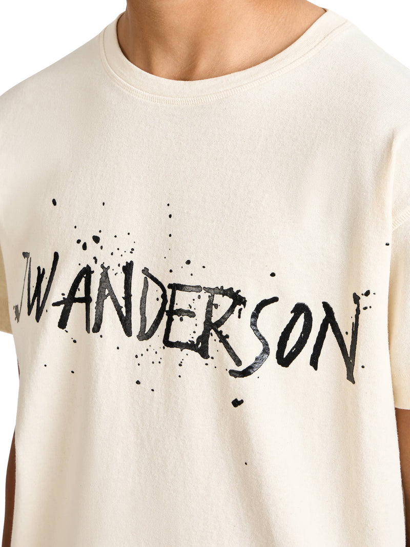 T-SHIRT CIRCULAR IN JERSEY ECRU