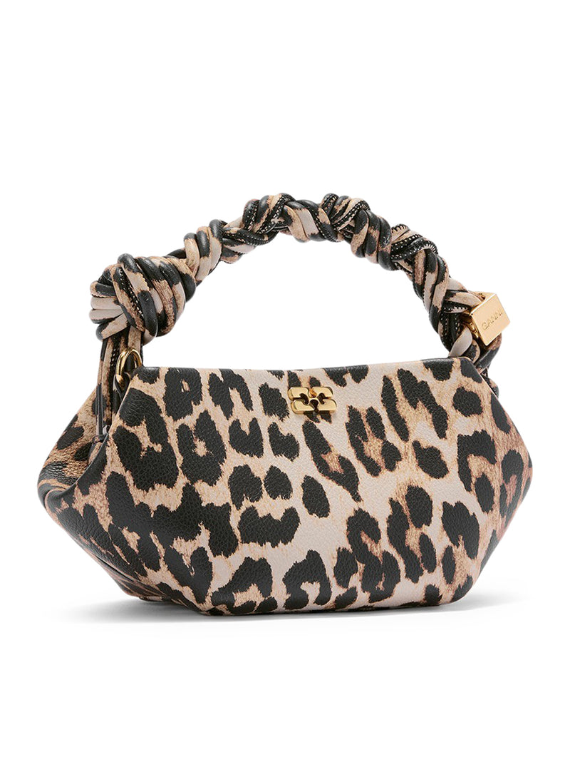 BORSA MINI BOU IN PELLE LEOPARDATA