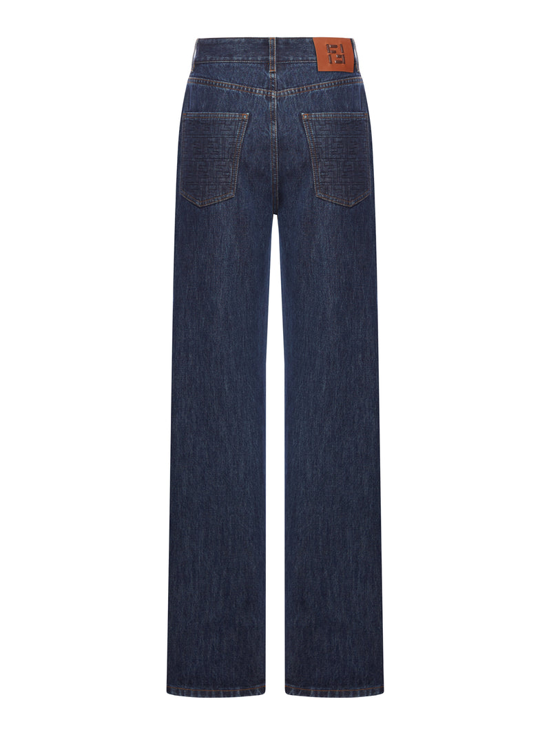 JEANS LUNGHI IN DENIM BLU SCURO