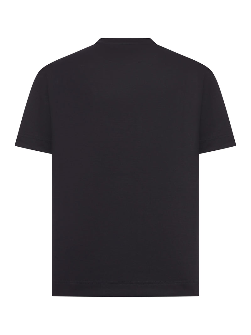T-SHIRT IN COTONE NERO