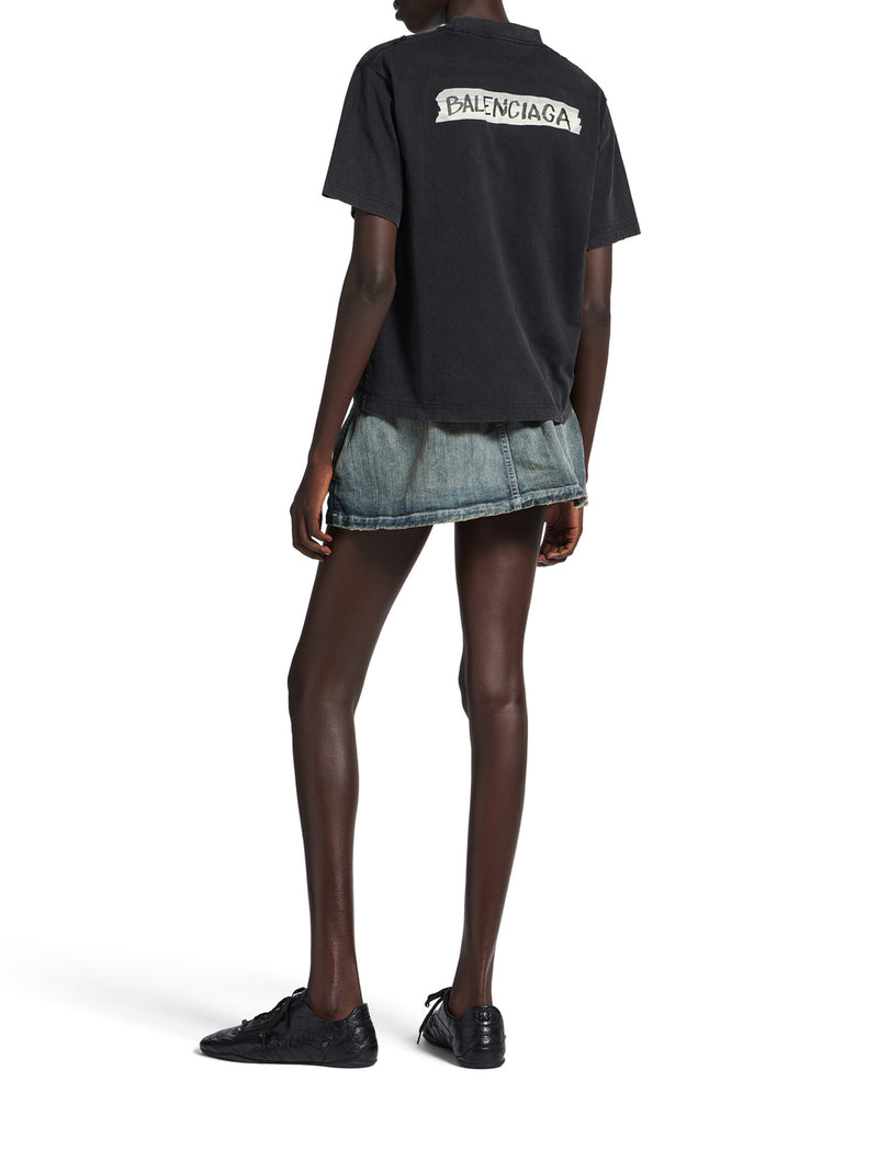 T-SHIRT MASKING TAPE VESTIBILITÀ MEDIA DA DONNA