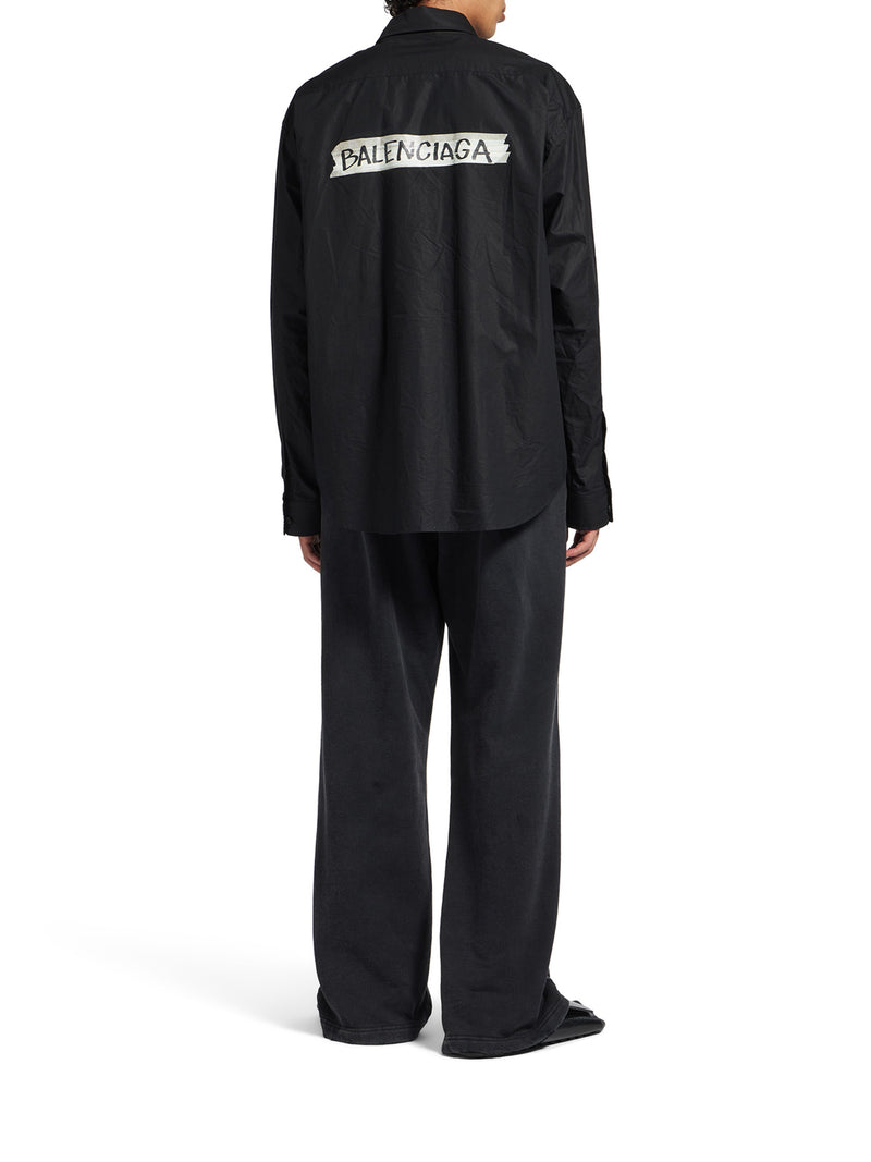 CAMICIA MASKING TAPE A MANICHE LUNGHE VESTIBILITÀ AMPIA DA UOMO