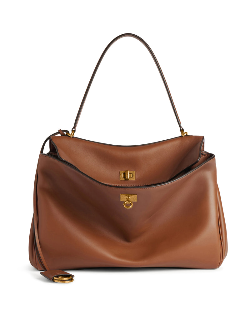 BORSA RODEO MEDIA IN MARRONE CHIARO