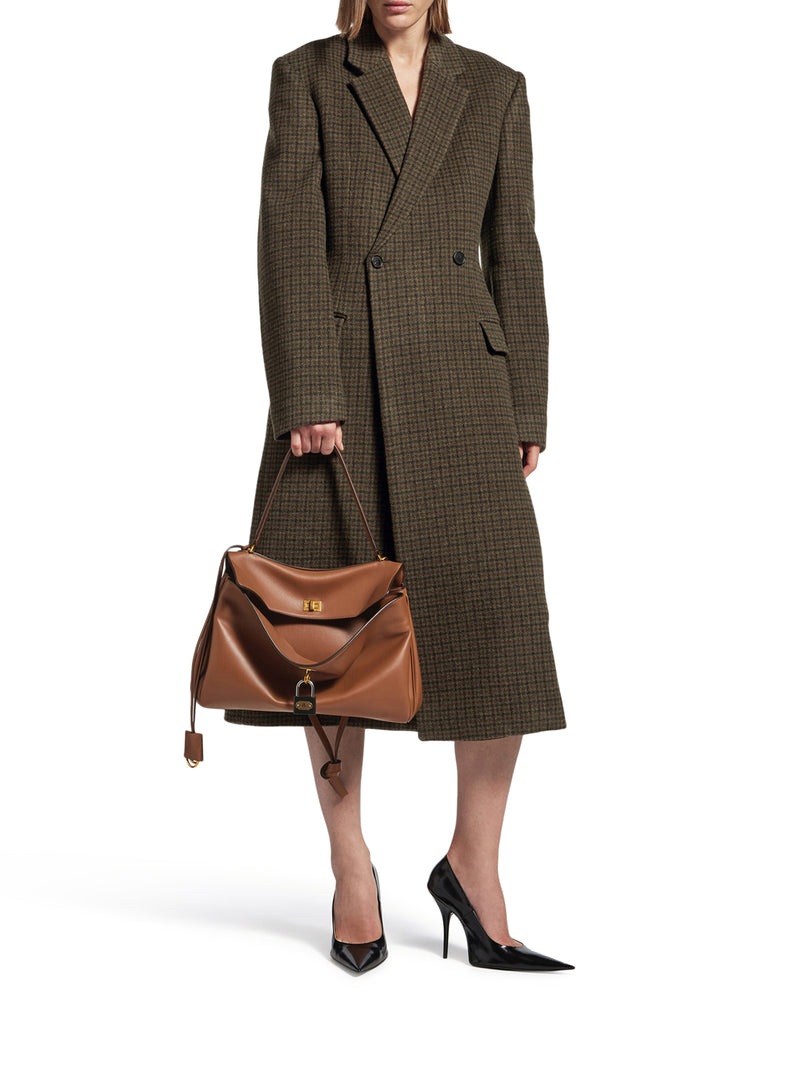 BORSA RODEO MEDIA IN MARRONE CHIARO