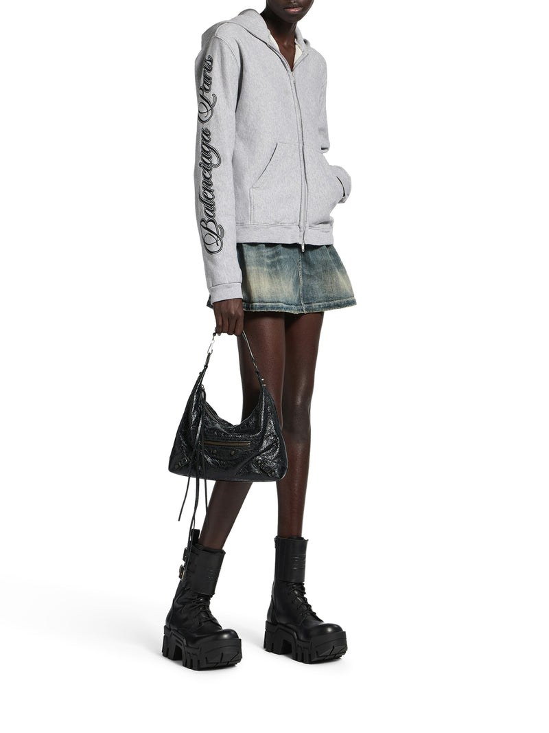 BORSA HOBO LE CITY PICCOLA IN PELLE DI AGNELLO ARENA