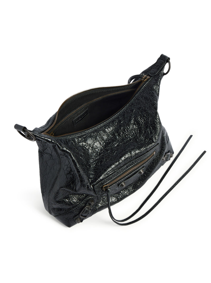 BORSA HOBO LE CITY PICCOLA IN PELLE DI AGNELLO ARENA