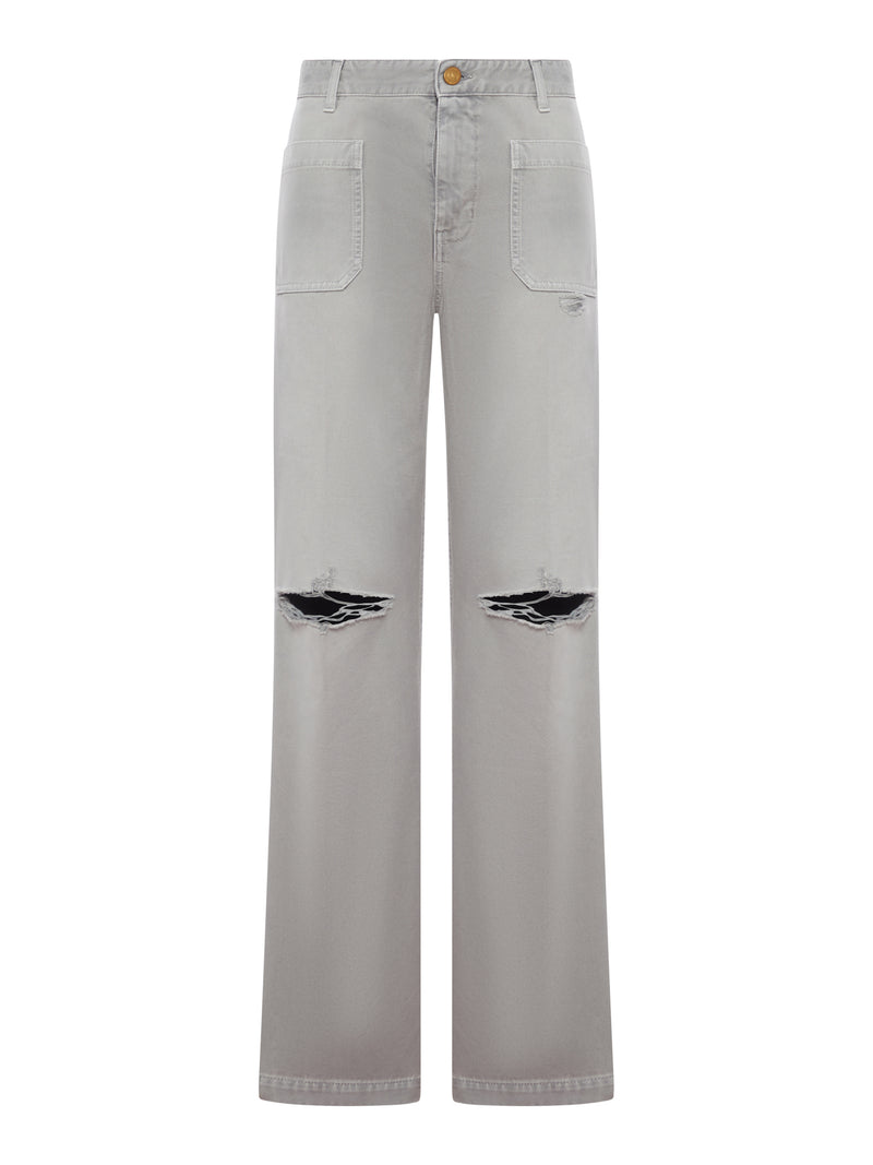 JEANS CURT IN DENIM DI COTONE