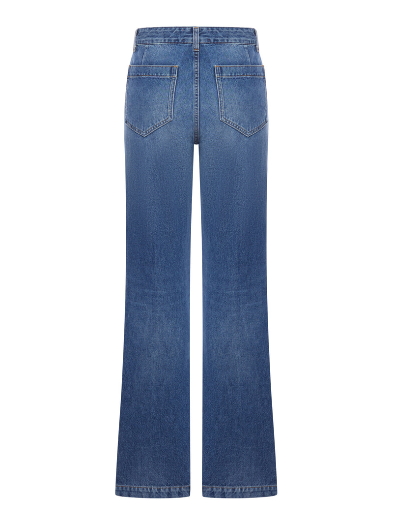 JEANS CURT IN DENIM DI COTONE