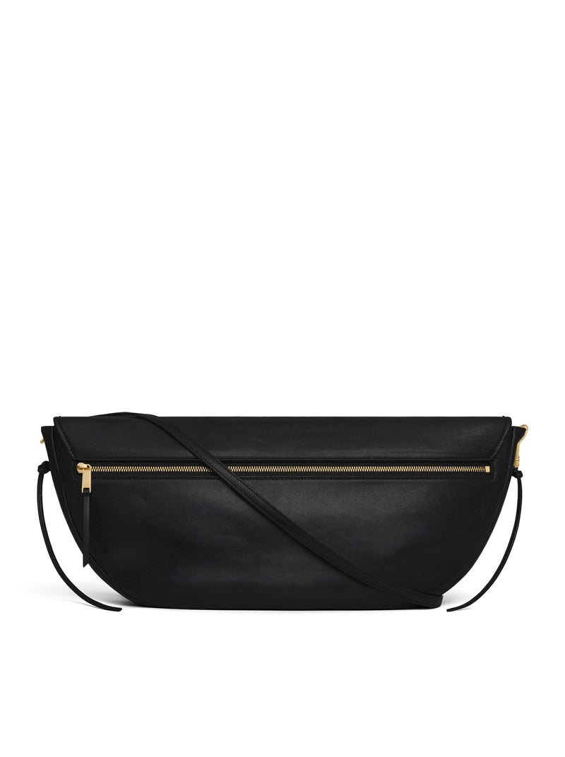 BORSA TRIOMPHE A MEZZALUNA IN PELLE DI VITELLO