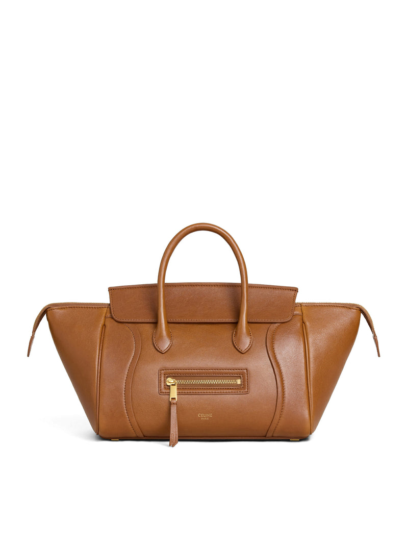 BORSA LUGGAGE SMALL IN PELLE DI AGNELLO