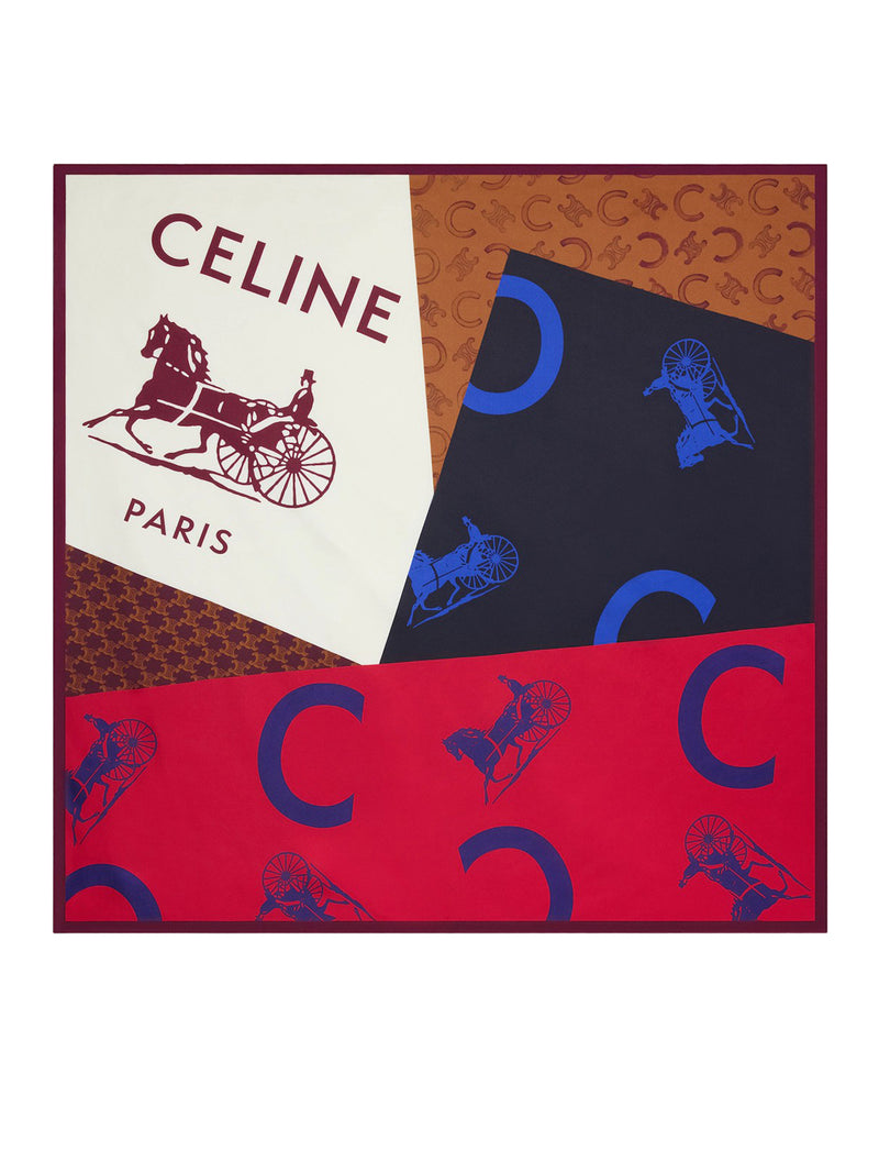 CARRÉ IN TWILL DI SETA
