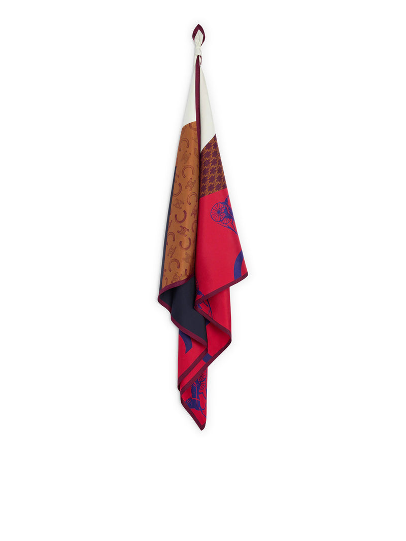 CARRÉ IN TWILL DI SETA
