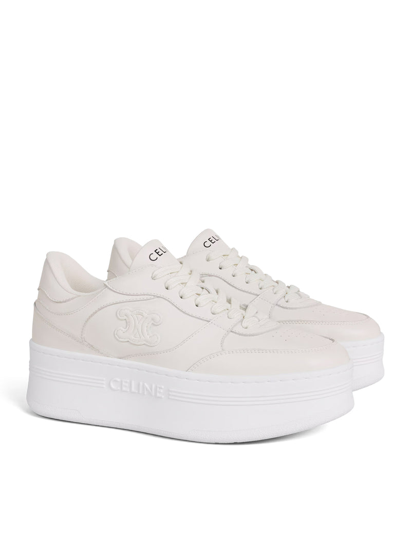 SNEAKERS BLOCK CON ZEPPA E APPLICAZIONE TRIOMPHE IN PELLE DI VITELLO