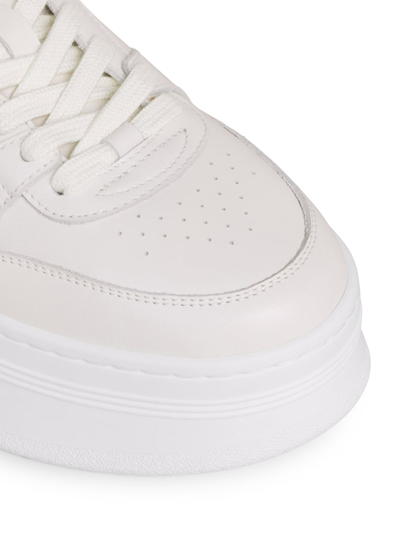 SNEAKERS BLOCK CON ZEPPA E APPLICAZIONE TRIOMPHE IN PELLE DI VITELLO