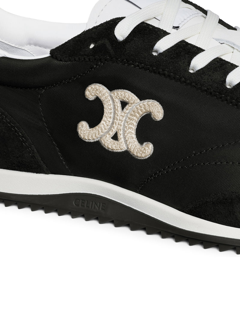 SNEAKER BASSA STRINGATA IN PELLE DI VITELLO SCAMOSCIATA