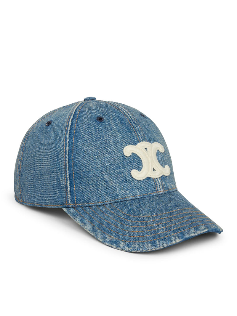 CAPPELLO DA BASEBALL TRIOMPHE IN DENIM LAVAGGIO UNION