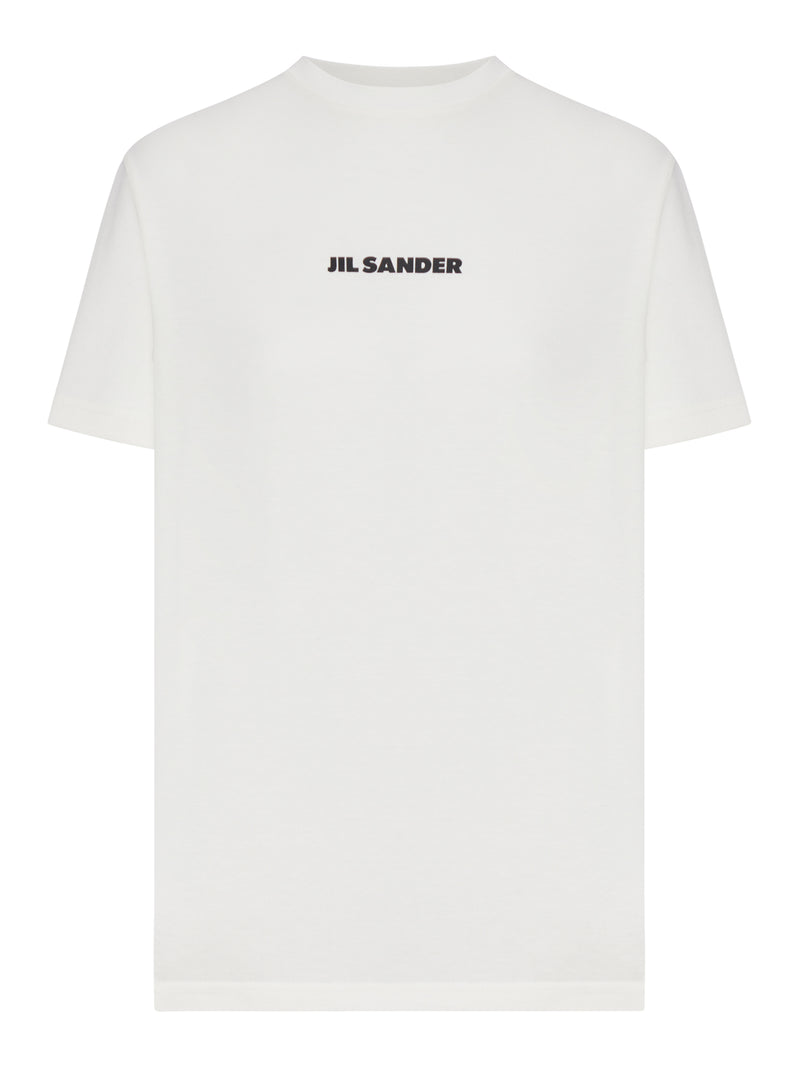 T-SHIRT GIROCOLLO IN COTONE CON LOGO