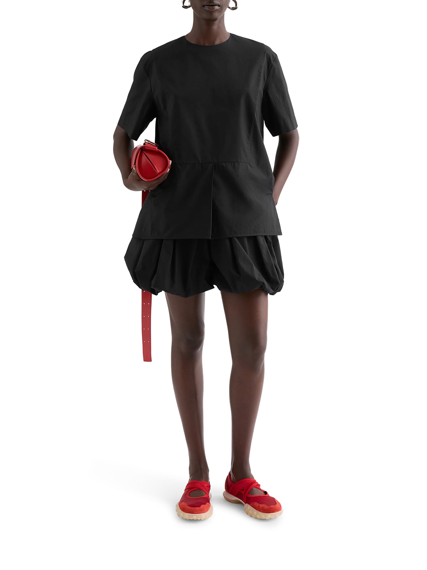 T-SHIRT GIROCOLLO IN COTONE LEGGERO