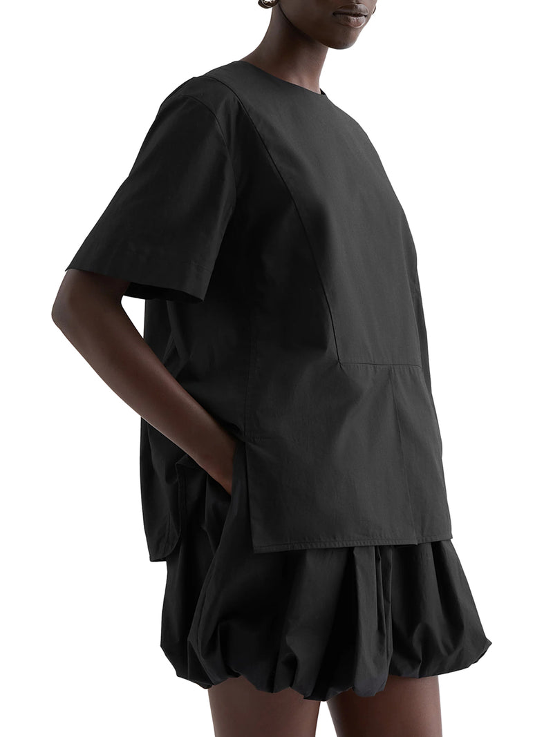 T-SHIRT GIROCOLLO IN COTONE LEGGERO