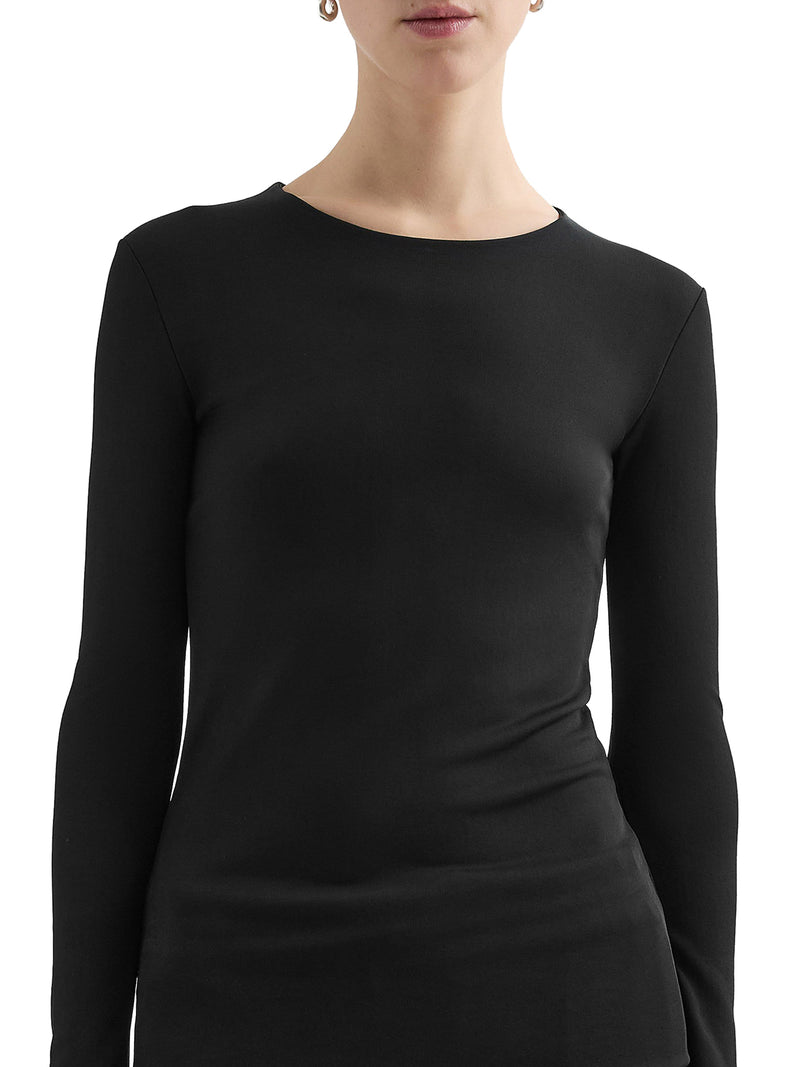 T-SHIRT GIROCOLLO A MANICHE LUNGHE