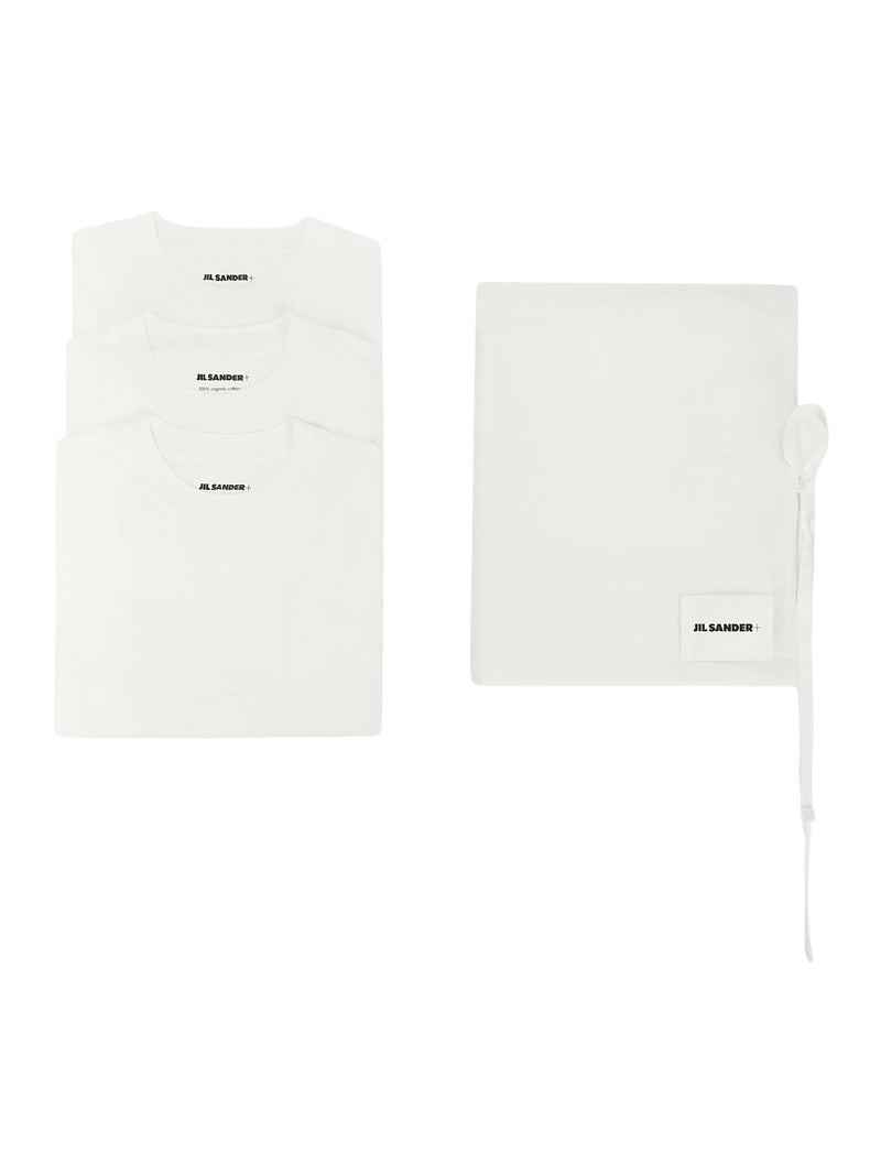 SET DI 3 T-SHIRT A MANICHE CORTE IN COTONE BIOLOGICO