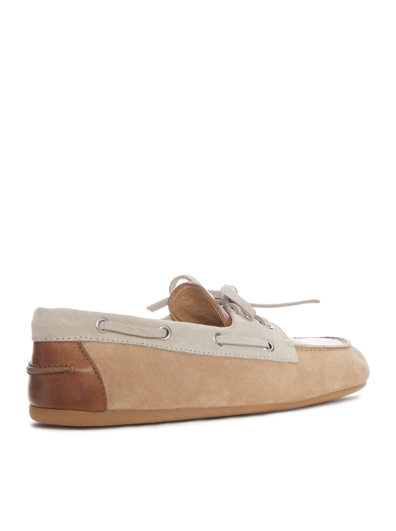 MOCASSINI SFODERATI IN PELLE E CAMOSCIO