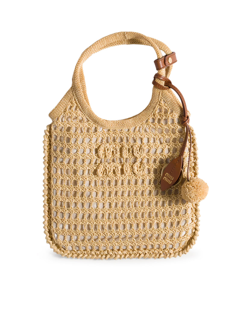 BORSA A MANO IVY IN RAFIA CROCHET