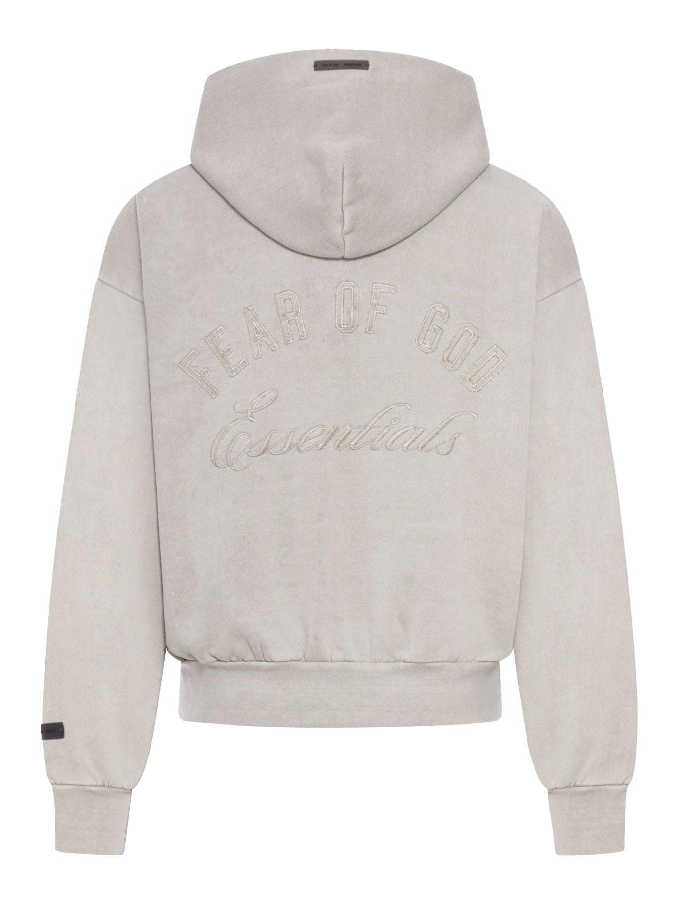 FELPA IN COTONE CON ZIP E CAPPUCCIO