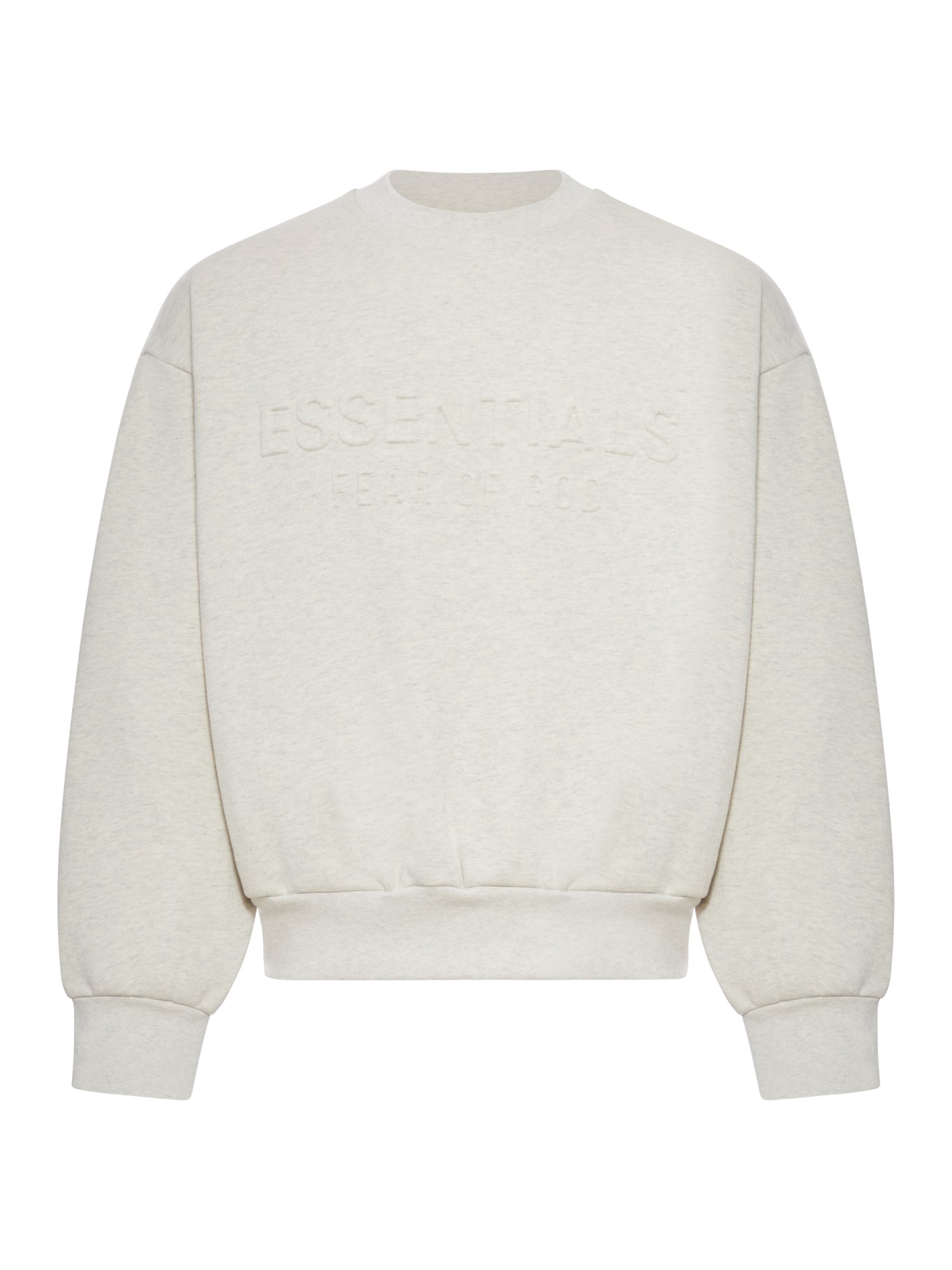 FELPA GIROCOLLO CON LOGO IN RILIEVO