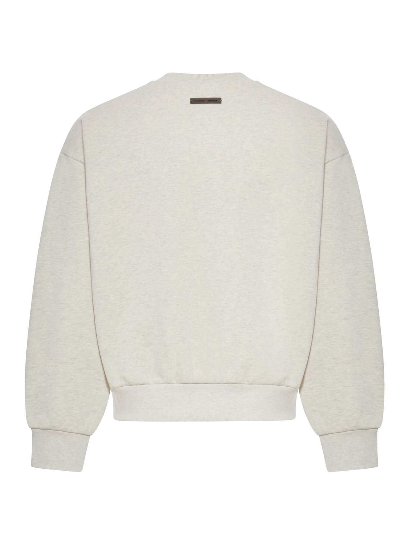 FELPA GIROCOLLO CON LOGO IN RILIEVO