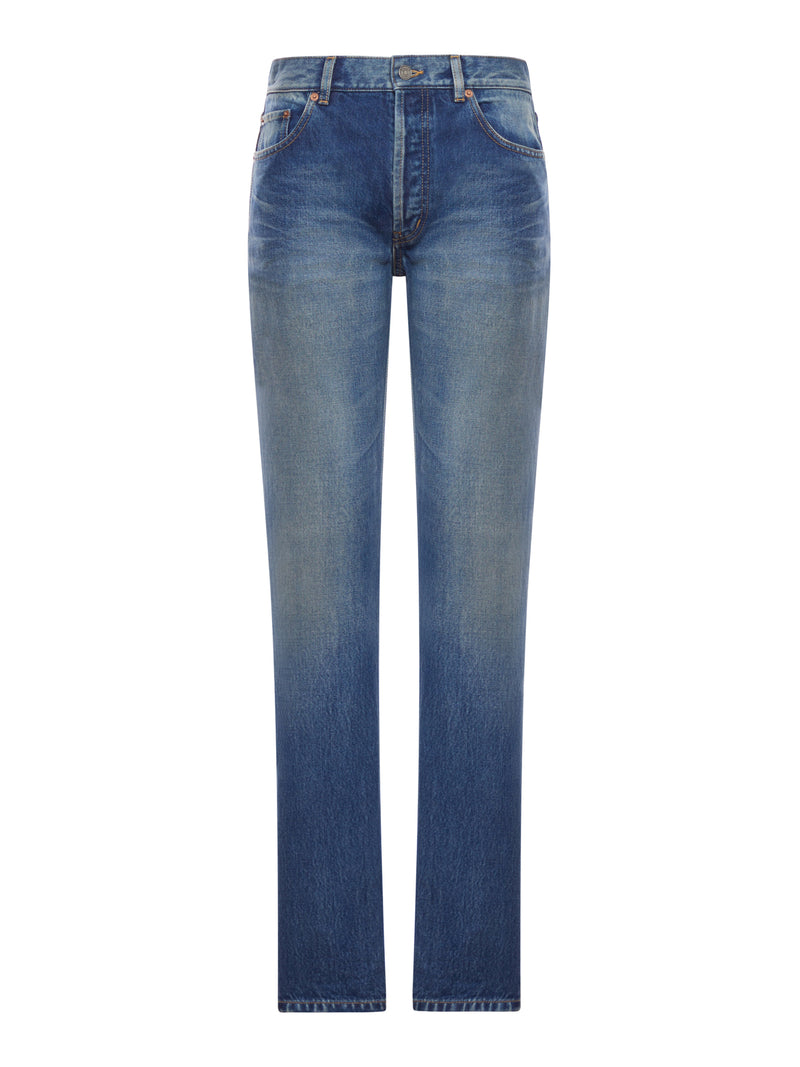 JEANS GAMBA DRITTA IN DENIM