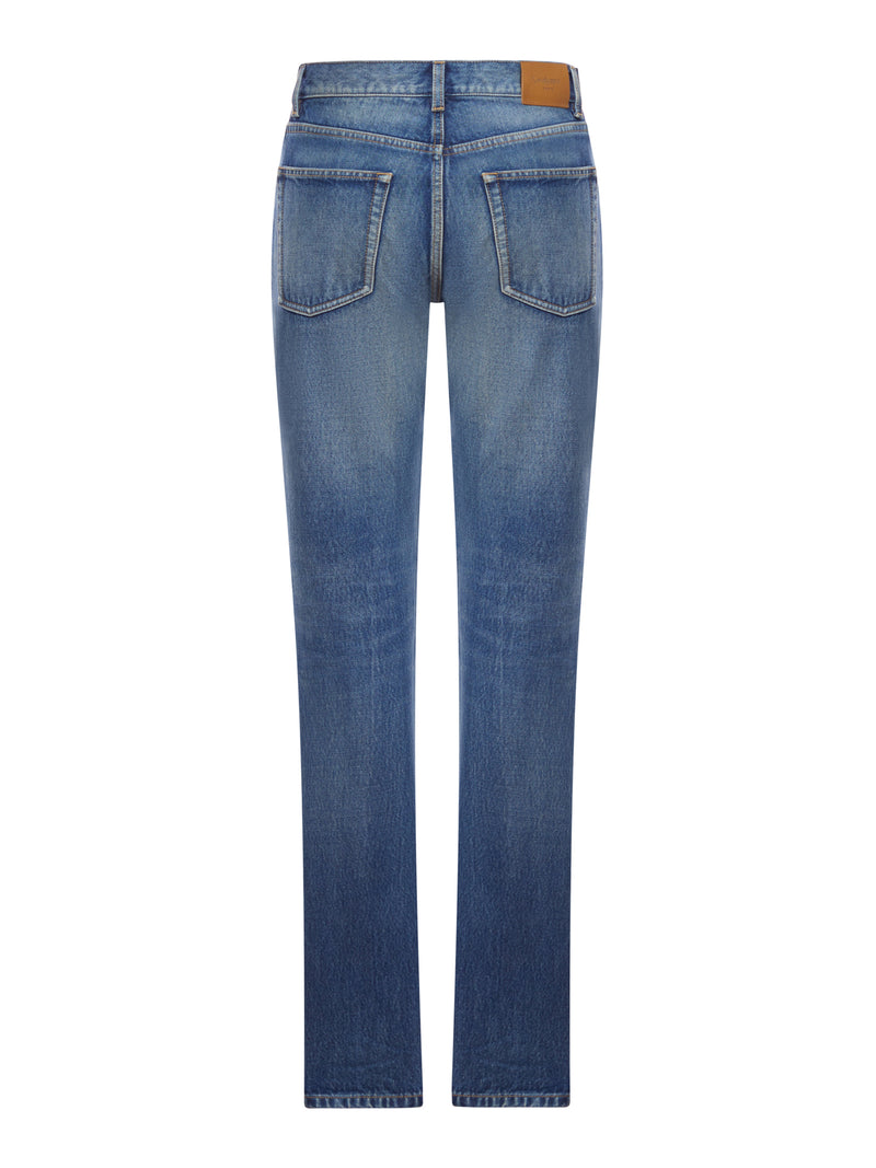 JEANS GAMBA DRITTA IN DENIM