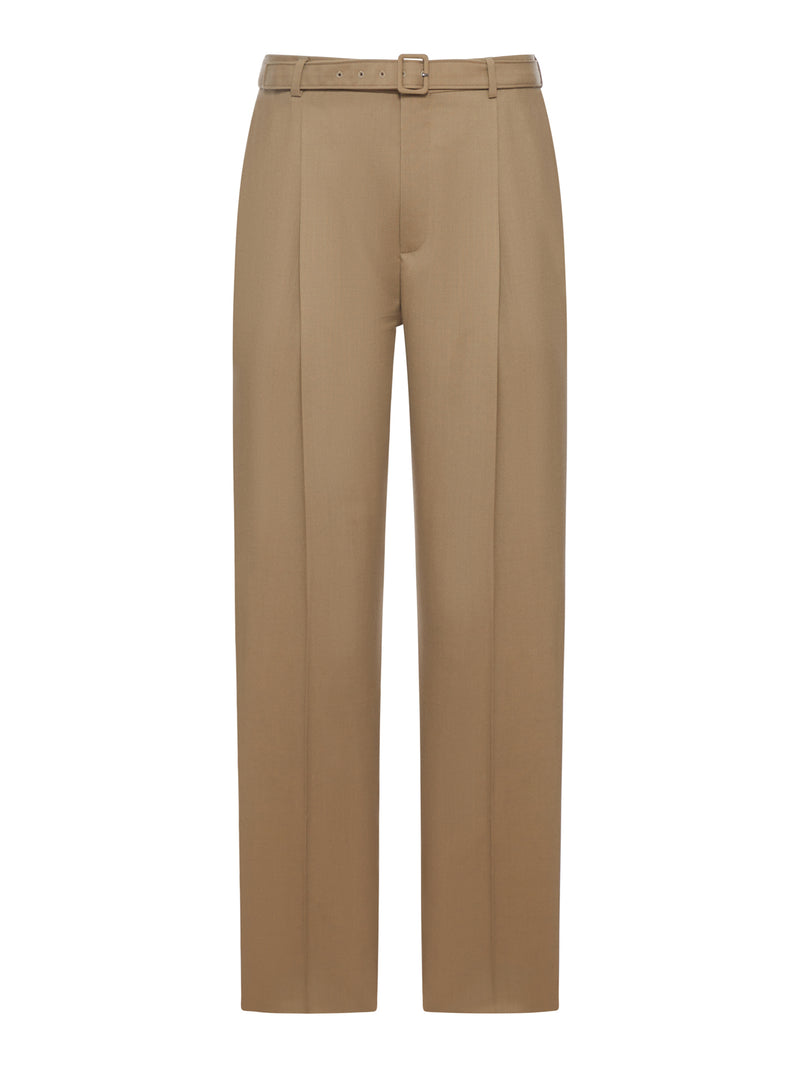 PANTALONI SLIM FIT IN LANA E MOHAIR