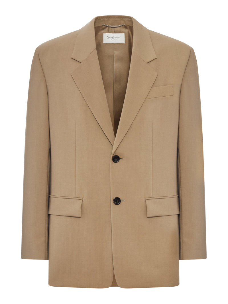 GIACCA MONOPETTO IN LANA E MOHAIR