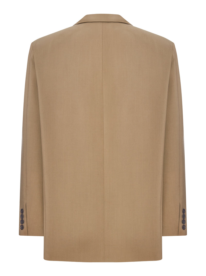 GIACCA MONOPETTO IN LANA E MOHAIR