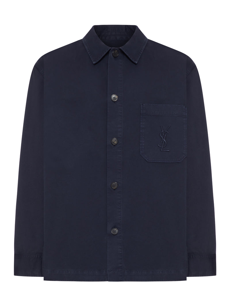 OVERSHIRT CASSANDRE IN GABARDINE DI COTONE E LINO